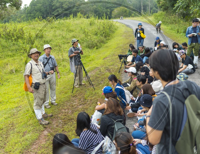  Photographers As a Group At Khao Yai National Park
