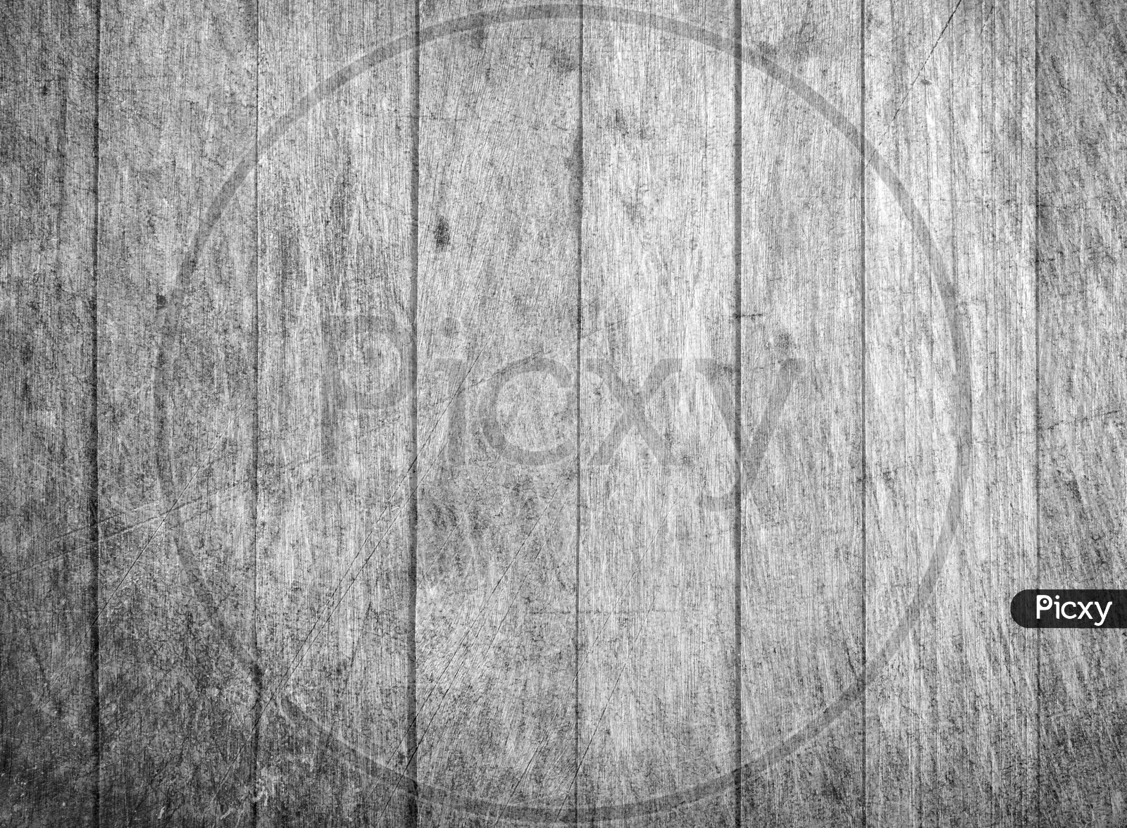 Wood plank texture background in black and white