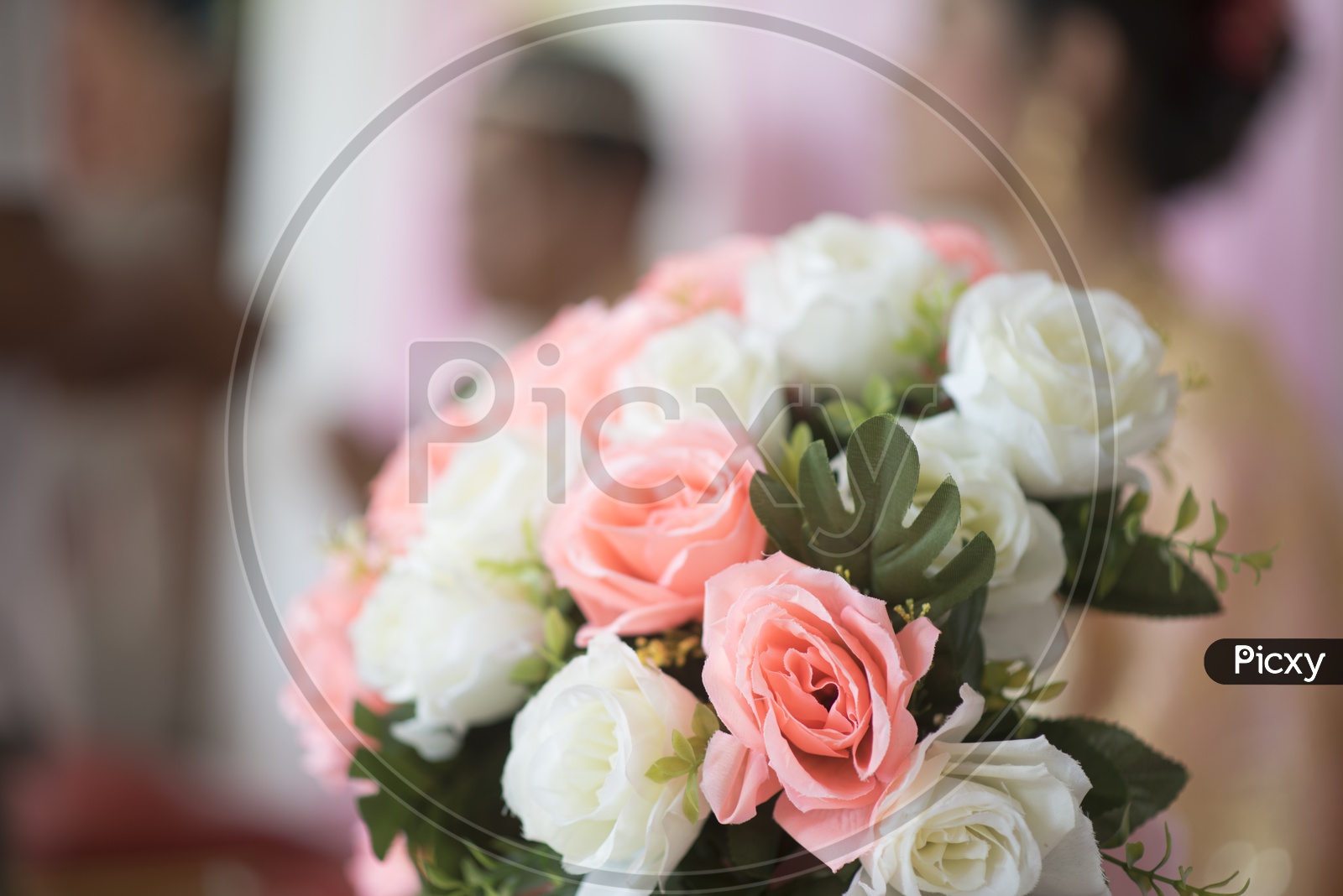 Rose Flowers in A Bouquet Forming a Background