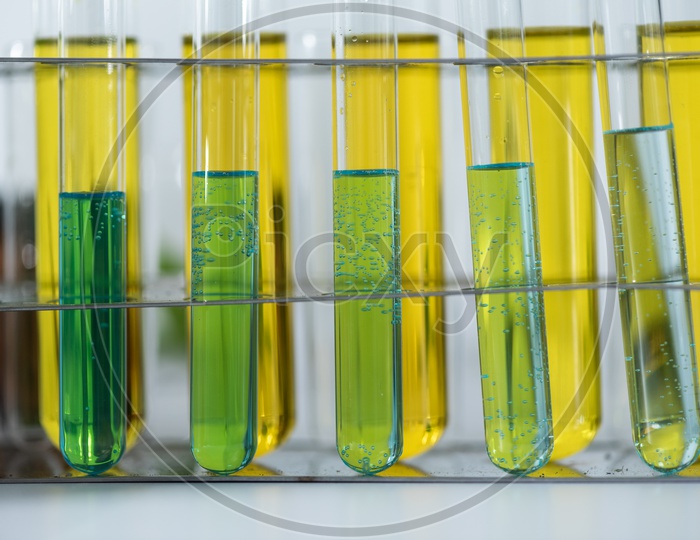Research on Alternative Energy Chemicals in Test Tube at Laboratory for Energy Development