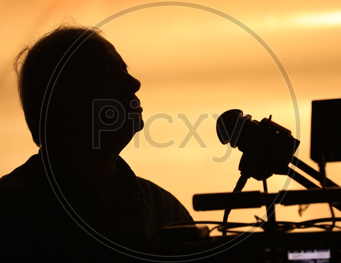 Silhouette of a Cinematographer