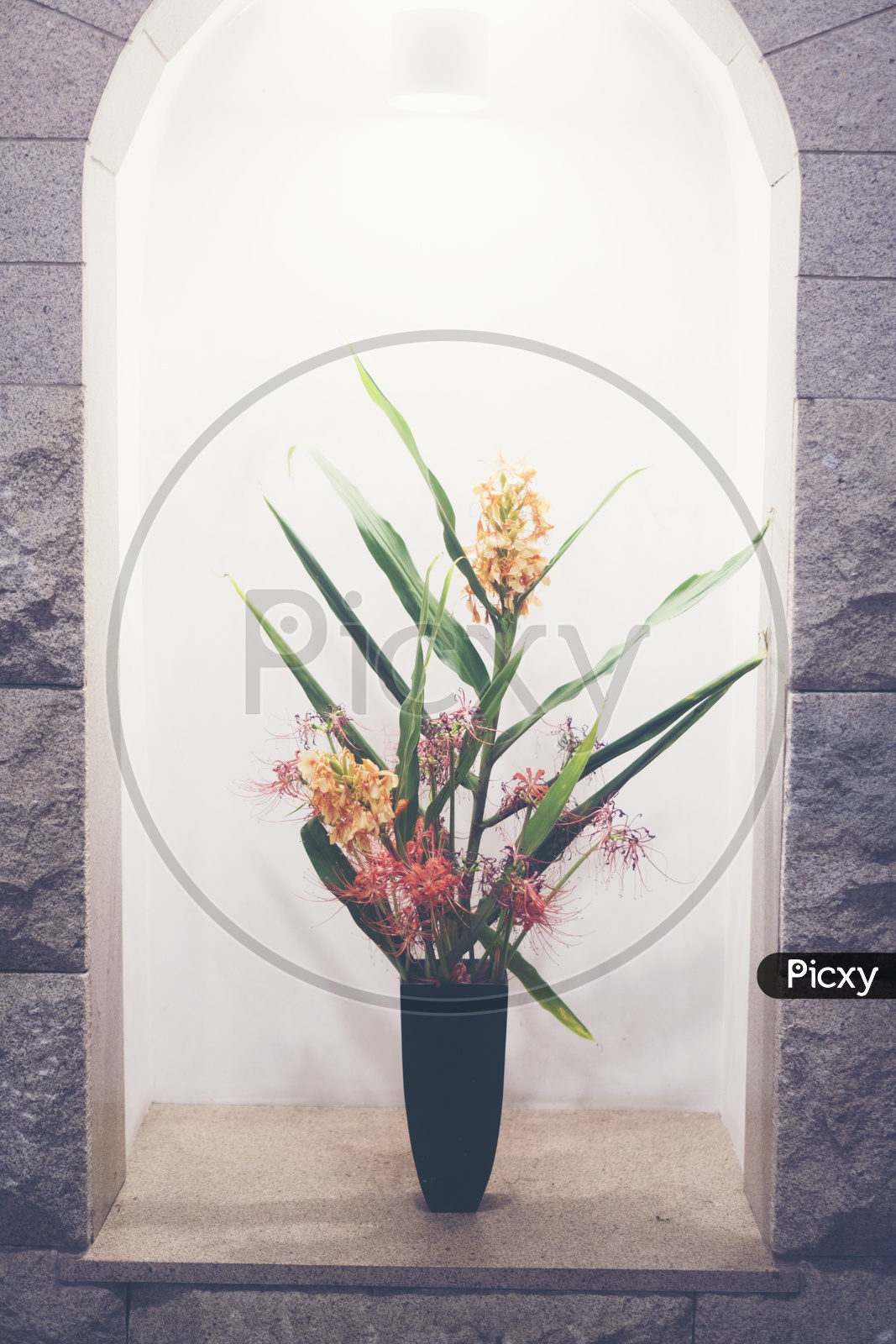 flower in vase, Japan