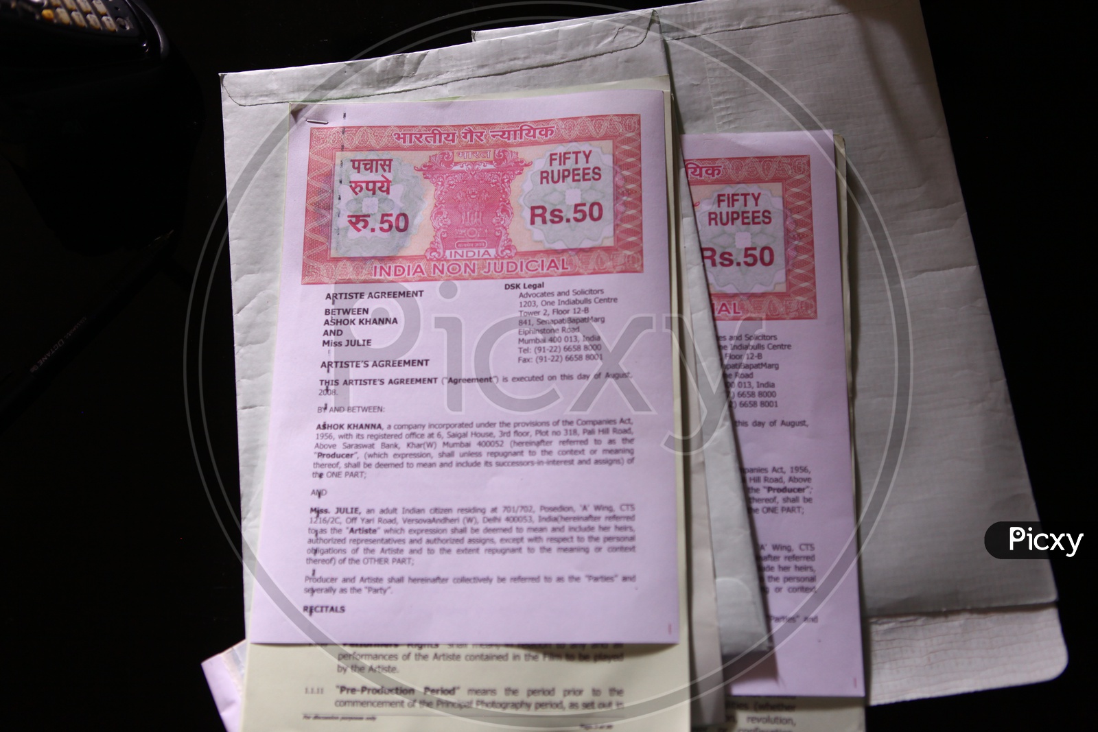 Rs. 50 Indian Bond Papers