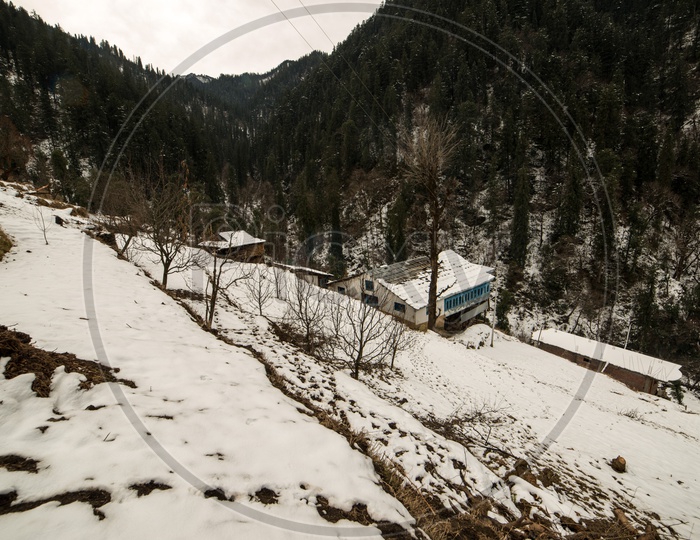 A Winter Landscape of Manali