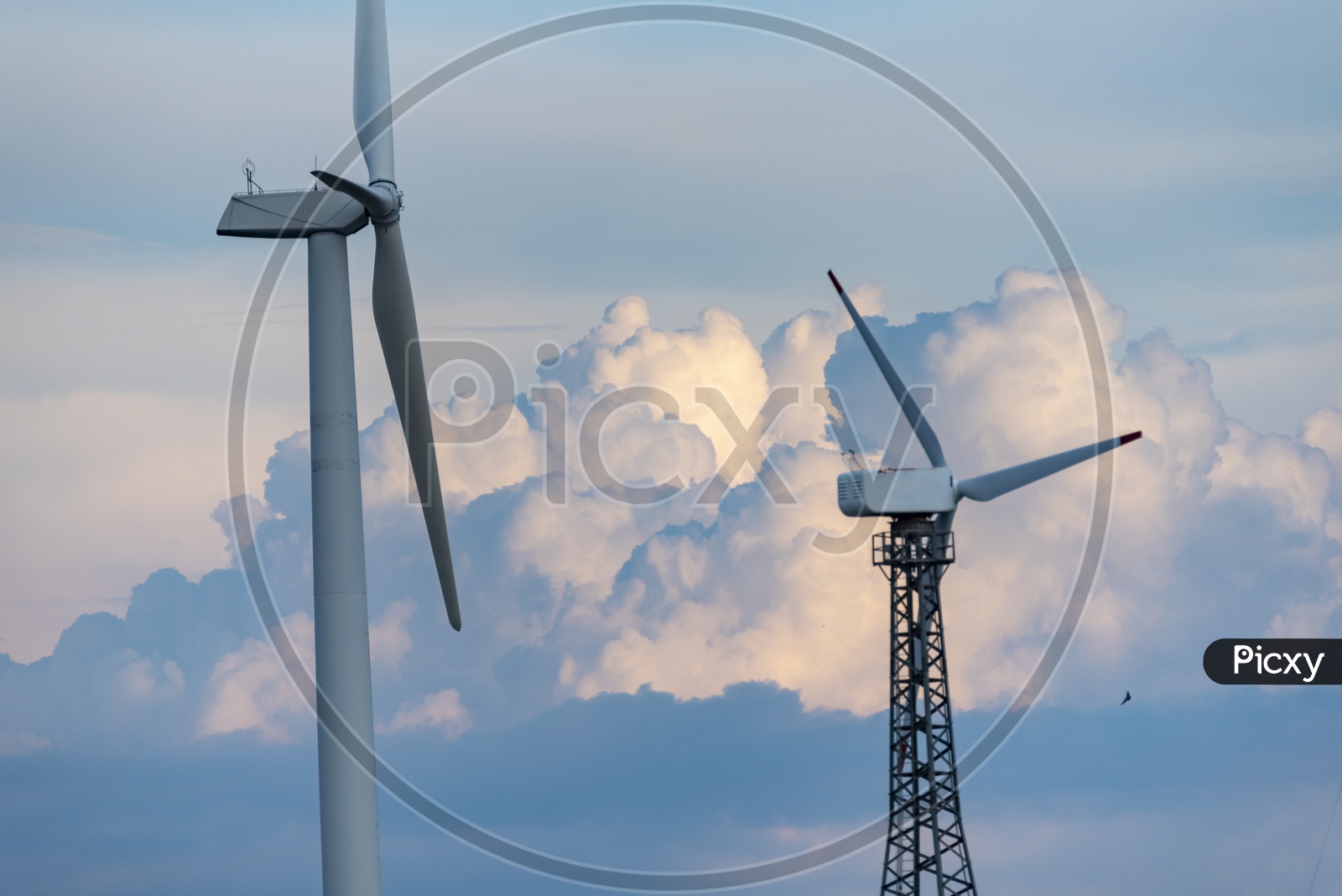 Wind Turbines, energy power concept