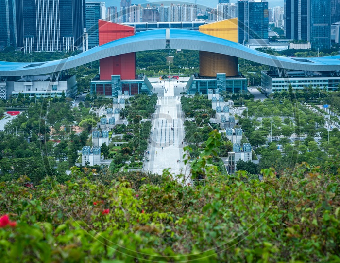 View of Shenzhen city, China