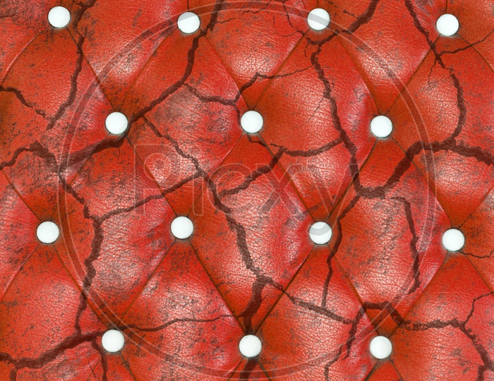 Red Leather texture of a Sofa Abstract Background