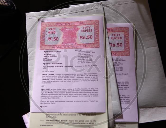 Rs. 50 Indian Bond Papers