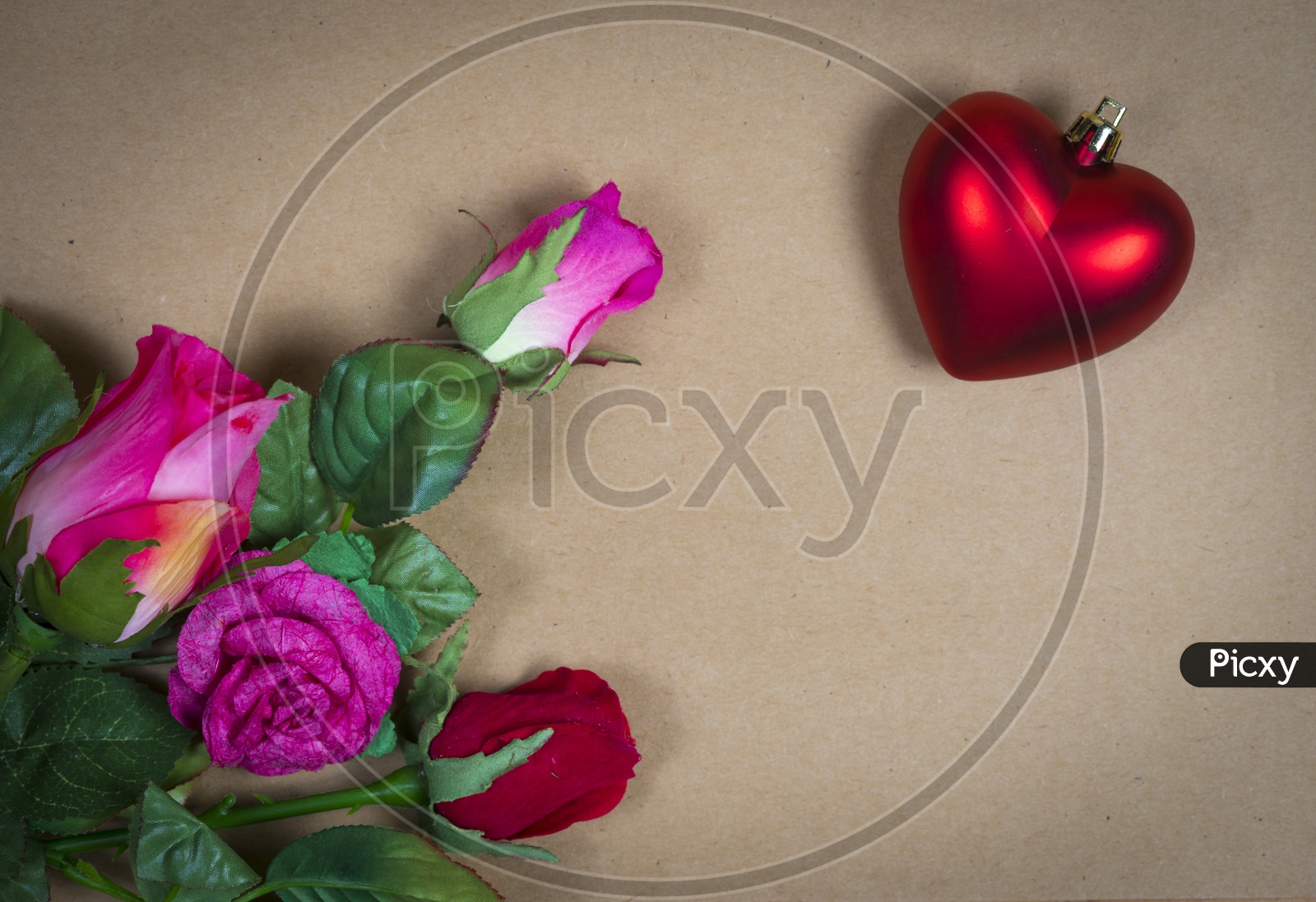 Artistic Background For Valentines Day With Spacing For Text