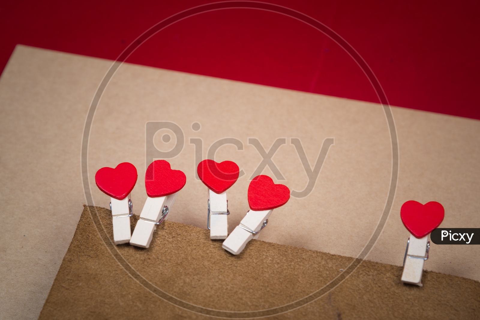 abstract picture for Valentine day With Love Hearts