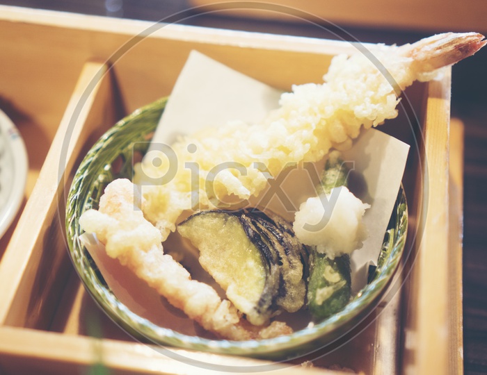 Japanese food or Japanese Cuisine in a Bowl
