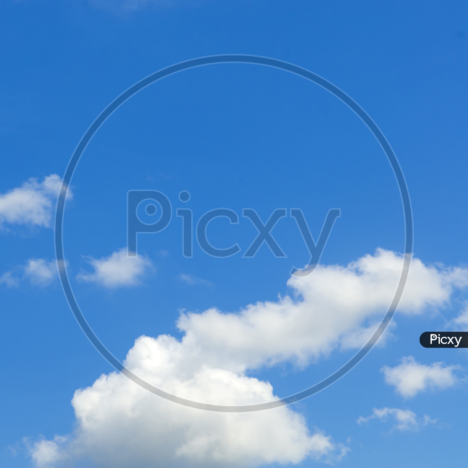 Blue sky with Cotton clouds Forming a background