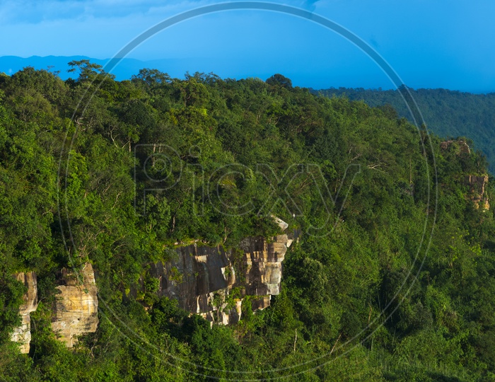 mountain cliff on Khao Yai National Park, Thailand