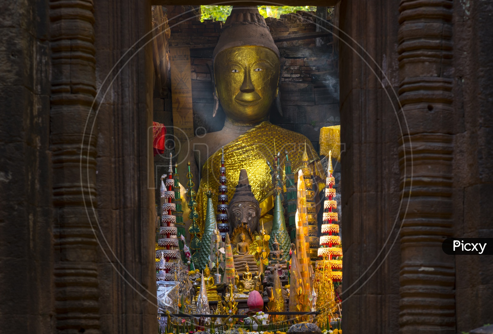 Ancient Wat Phu Khmer Temple