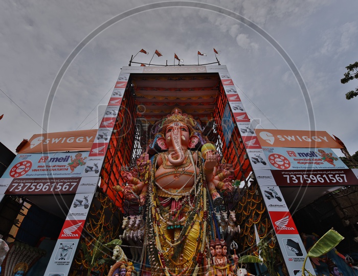 Khairatabad Ganesh Idol 2019 For Ganesh Chathurdhi Festival 2019