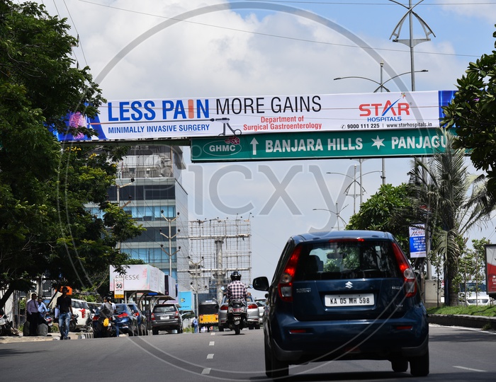 Banjara hills  Direction Signs In Hyderabad City