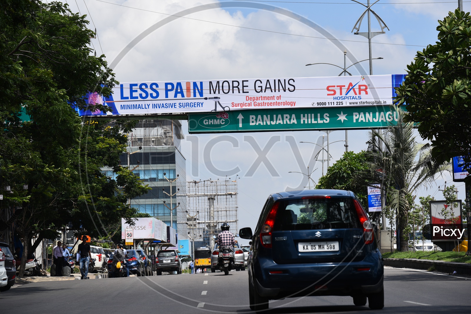 Banjara hills  Direction Signs In Hyderabad City