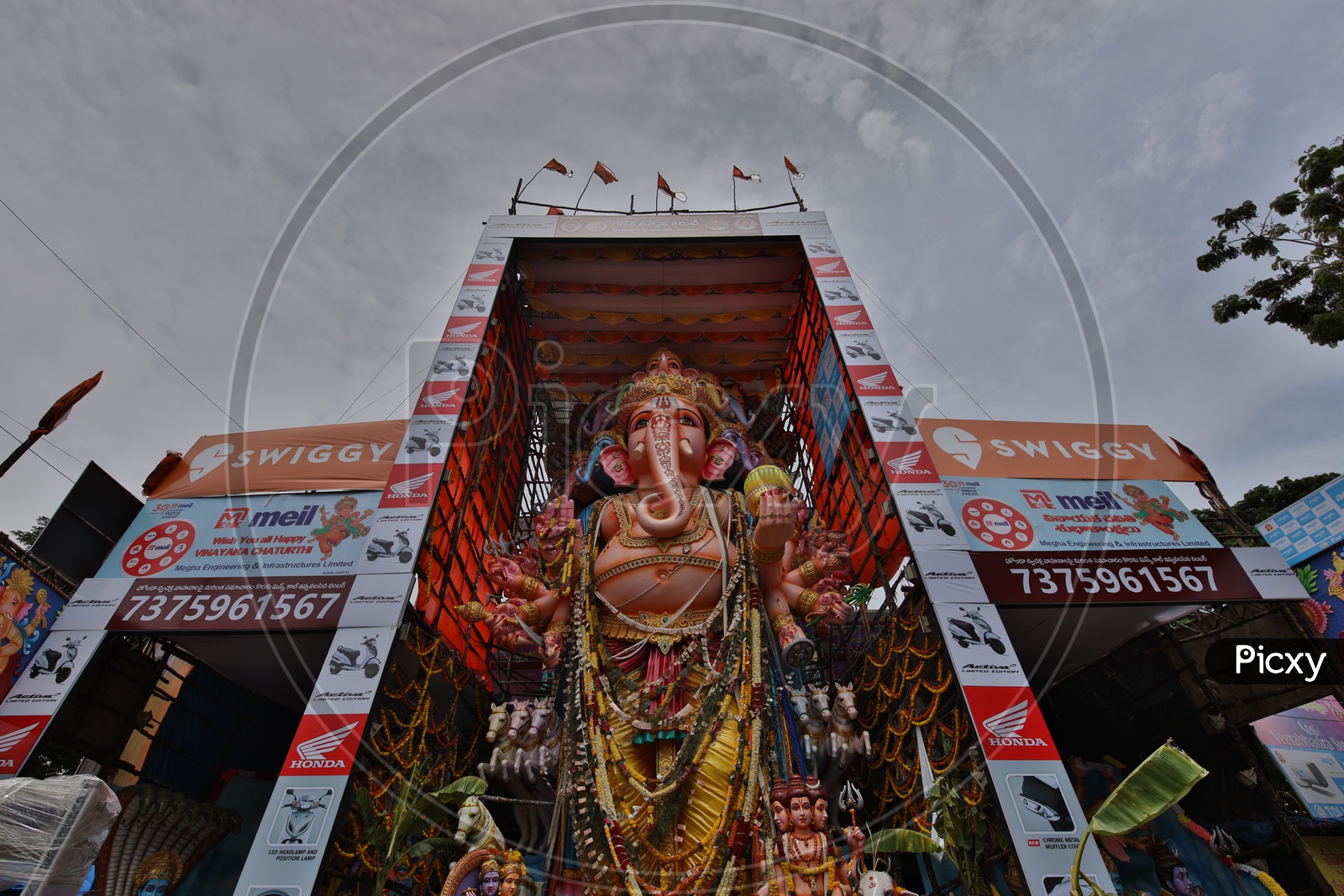 Khairatabad Ganesh Idol 2019 For Ganesh Chathurdhi Festival 2019