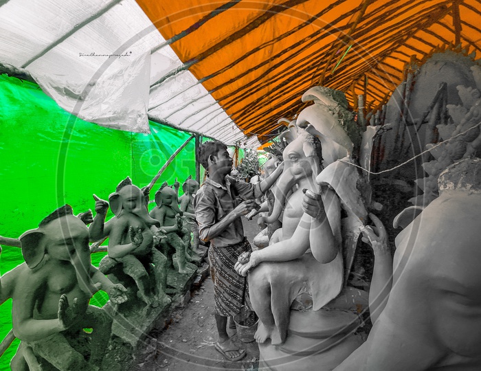 Independence day is inviting Ganesha