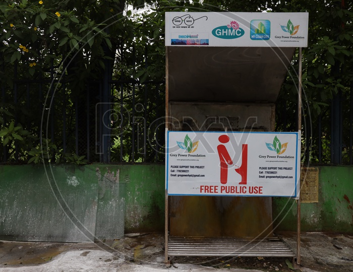 Free Public Use Toilets Arranged By GHMC At Khairatabad