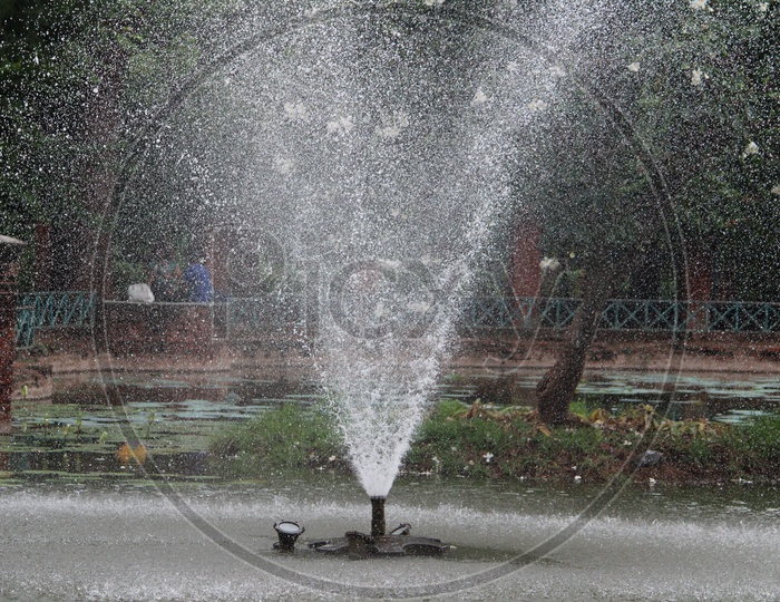 Water Fountain With Water Sprinkler
