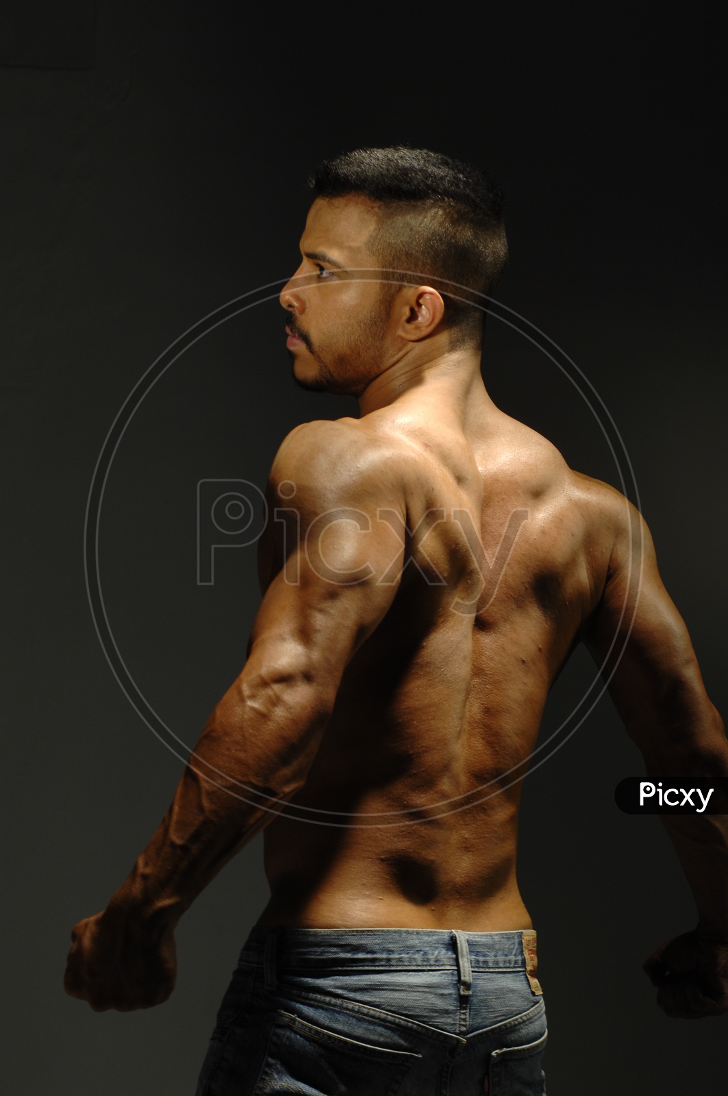 Indian Young Male Body Builder Fitness Stock Photo 1599050950 | Shutterstock