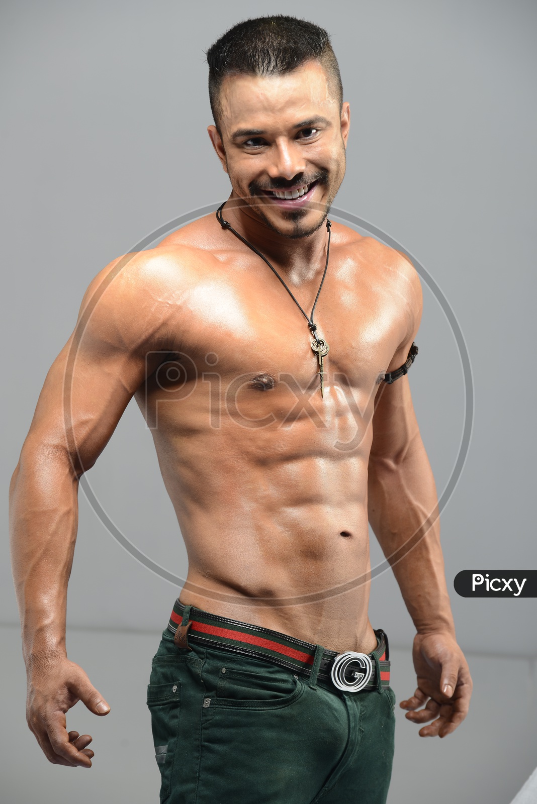 Indian Young Male with Six Pack