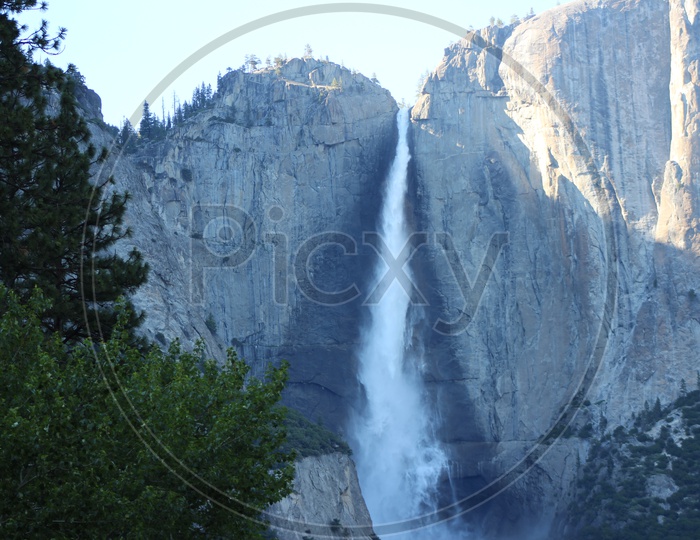 Landscape of Yosemite Falls