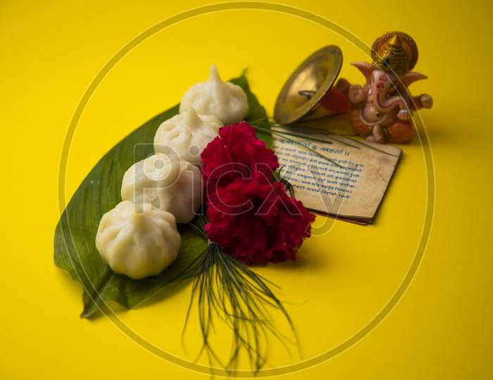 Modak, an Indian sweet made during Ganeshotsav for lord Ganesha
