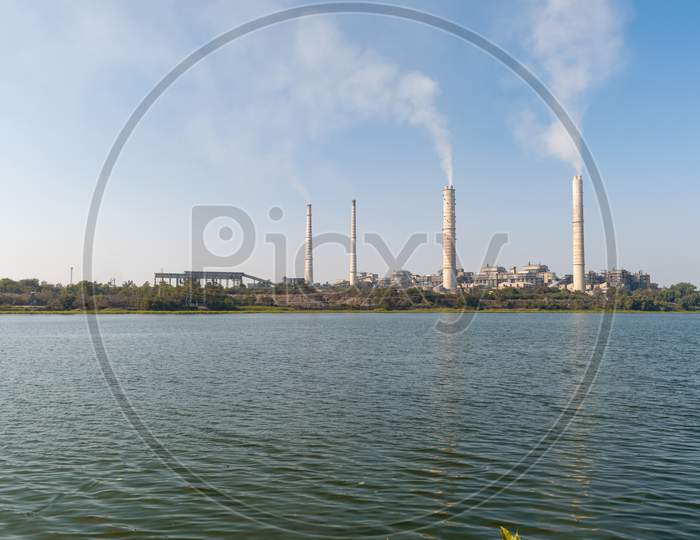 Kota Super Thermal Power Station located on chambal river