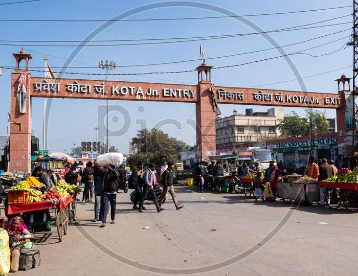 Entry and Exit to Kota Junction West Central Railway