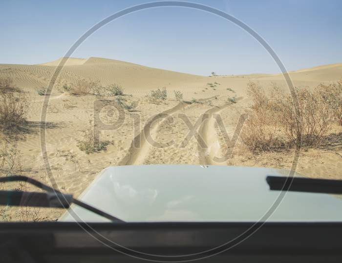A Jeep Ride through the desert