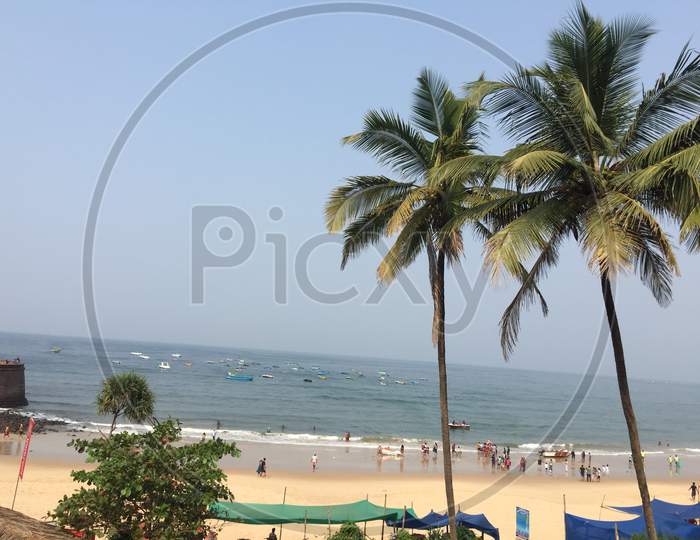 Goa beach view