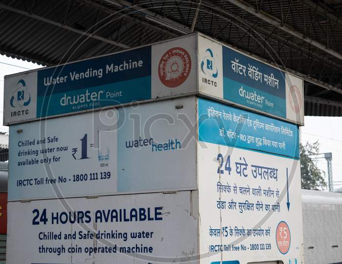 Water Vending Machines In Indian Railways  Platforms
