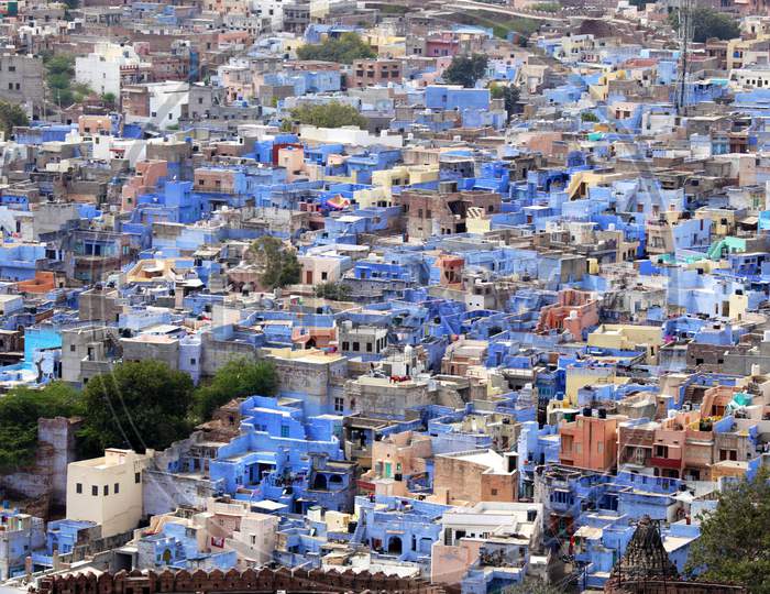 Blue city of Jodhpur, Rajasthan, India