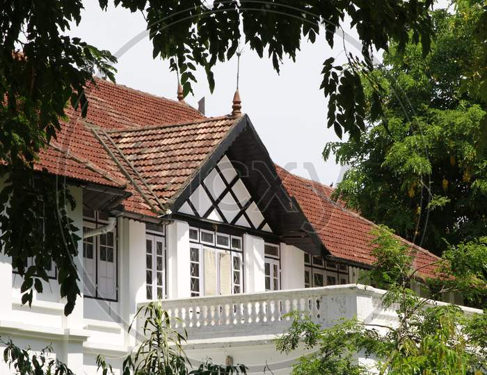 Front view of a Kerala Cottage