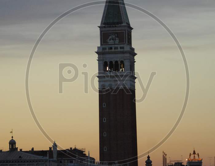 St. Mark's Square during sunset