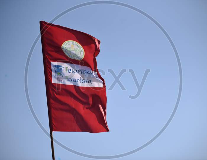 Telangana Tourism Flag,International Kite Festival 2020, Parade Grounds,Hyderabad