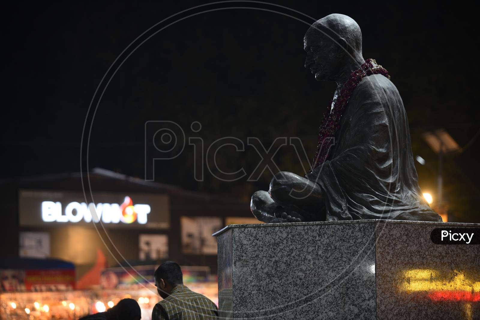 Mahatma Gandhi Statue in Exhibition grounds