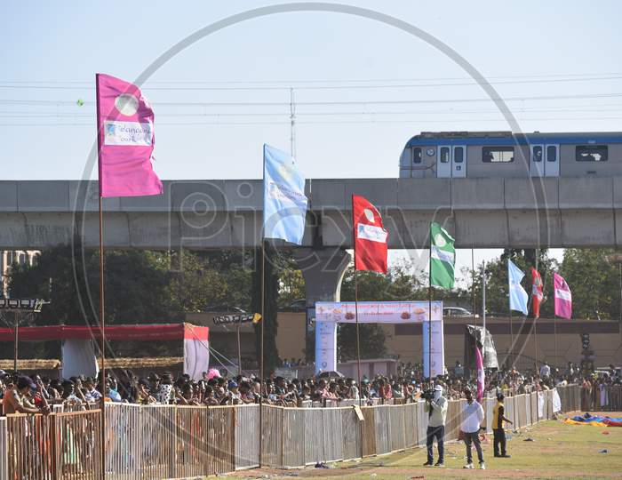 International Kite Festival , Hyderabad Metro Rail HMR