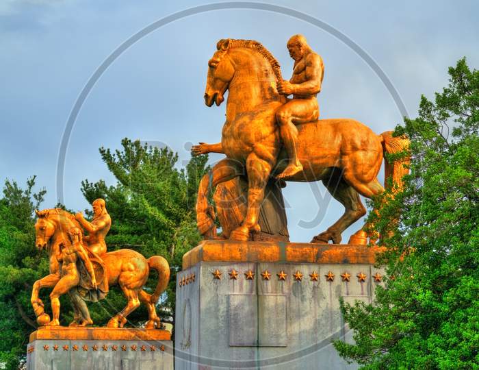 The Arts Of War Statues At The Arlington Memorial Bridge - Washington D.C.