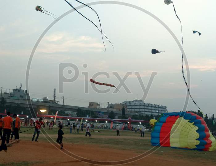 International Kites Festival  In Hyderabad