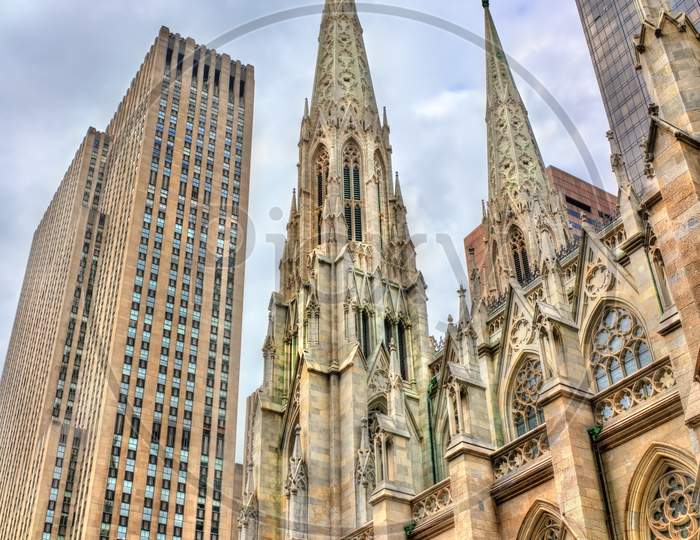The Cathedral Of St. Patrick In Manhattan, New York City