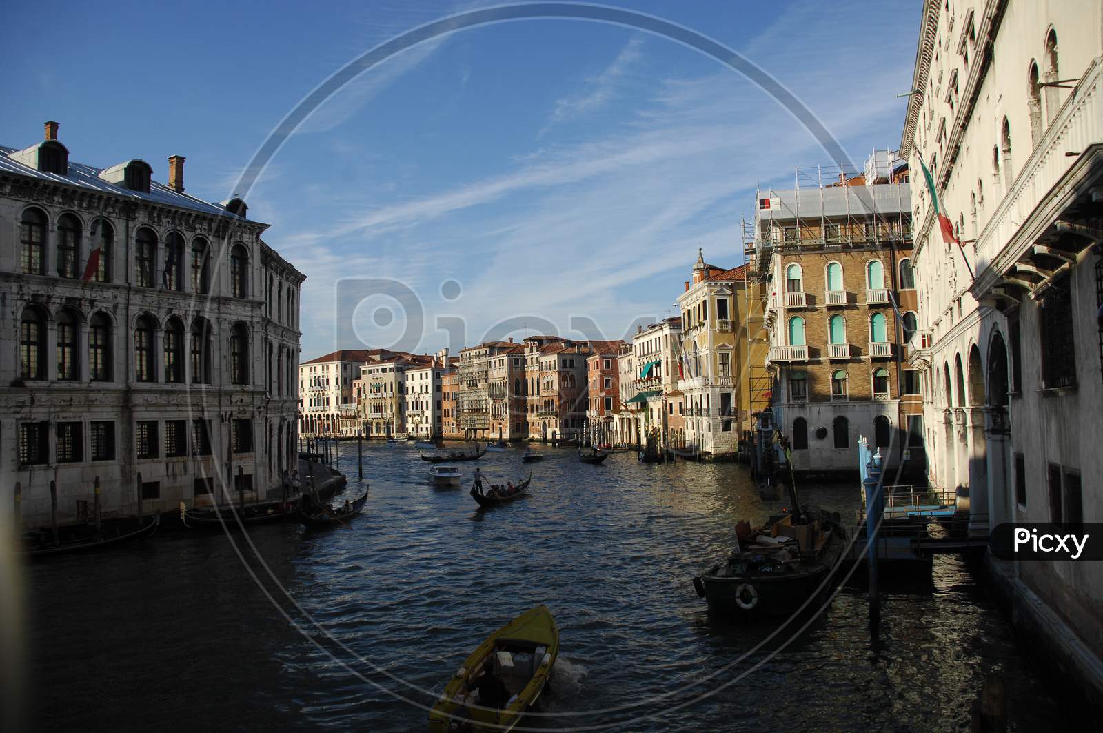 Landscape of Grand canal in Venice, Italy