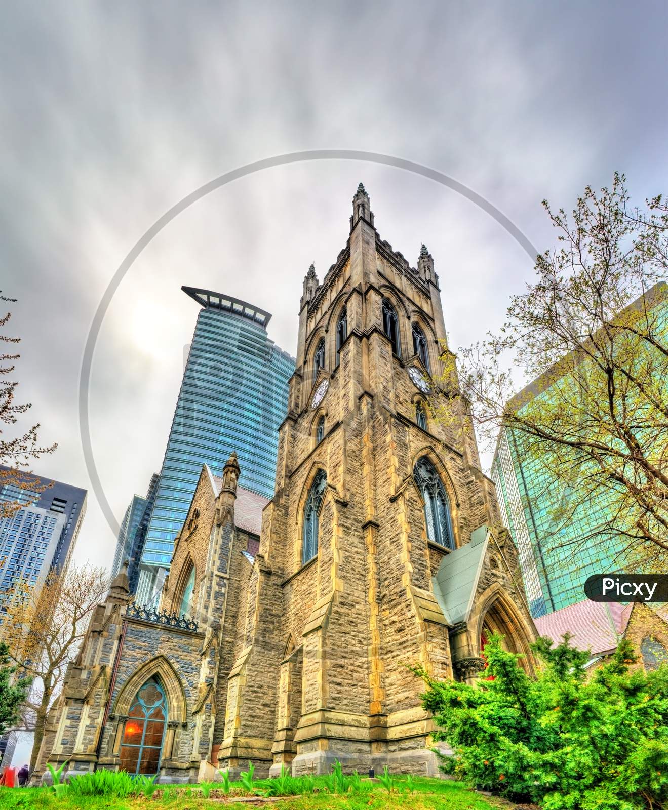 St. George'S Anglican Church In Montreal, Canada