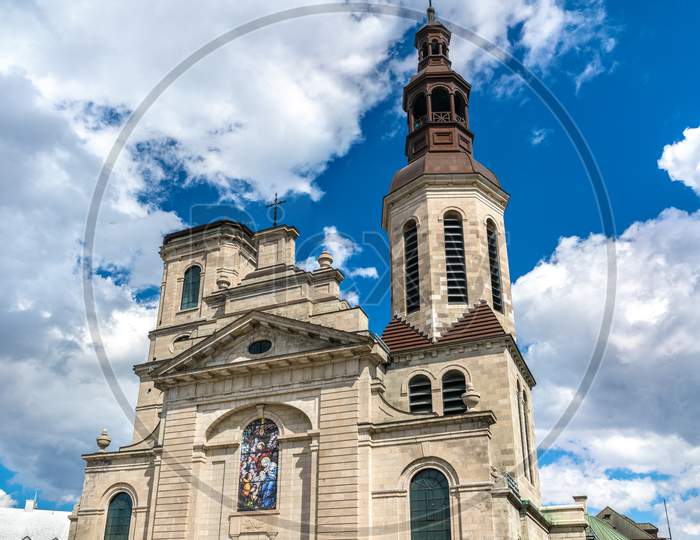 Cathedral-Basilica Of Notre-Dame De Quebec In Canada