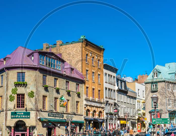 Buildings In The Old Town Of Quebec City