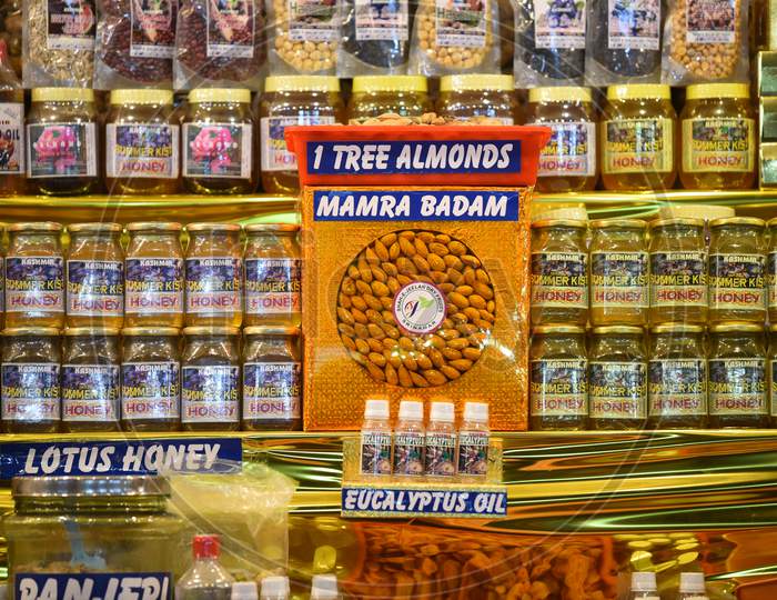 Kashmir Honey and Almond store in Numaish Exhibition