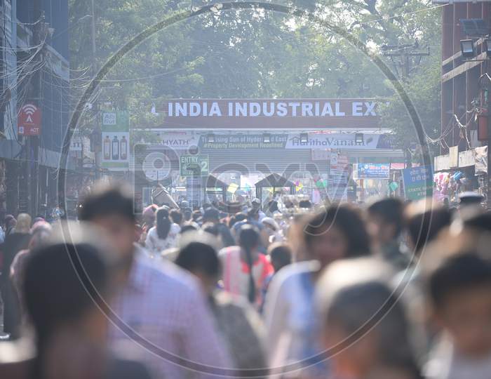 Entry Gate 2 At Numaish , Nampally Exhibition grounds  or All India Industrial Expo