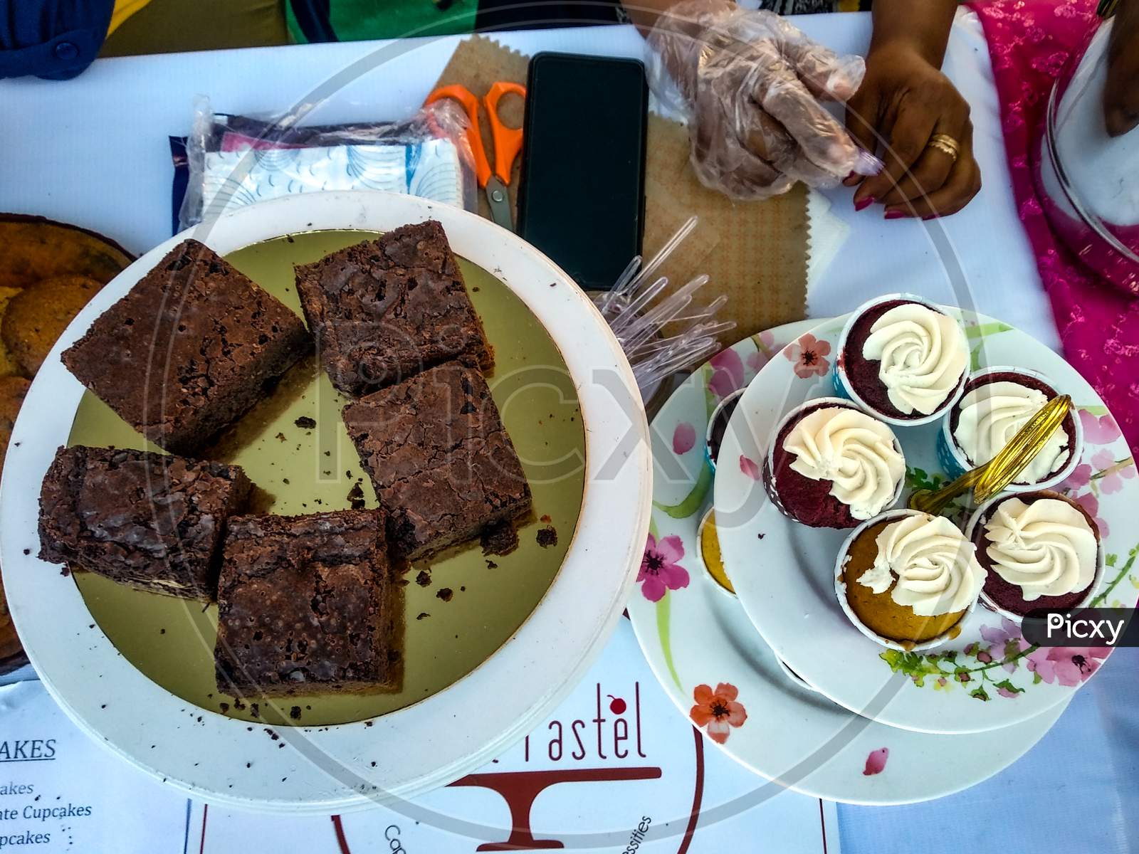 Cakes at international kite and food festival